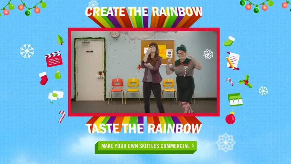 Fãs criam comerciais de Natal da Skittles
