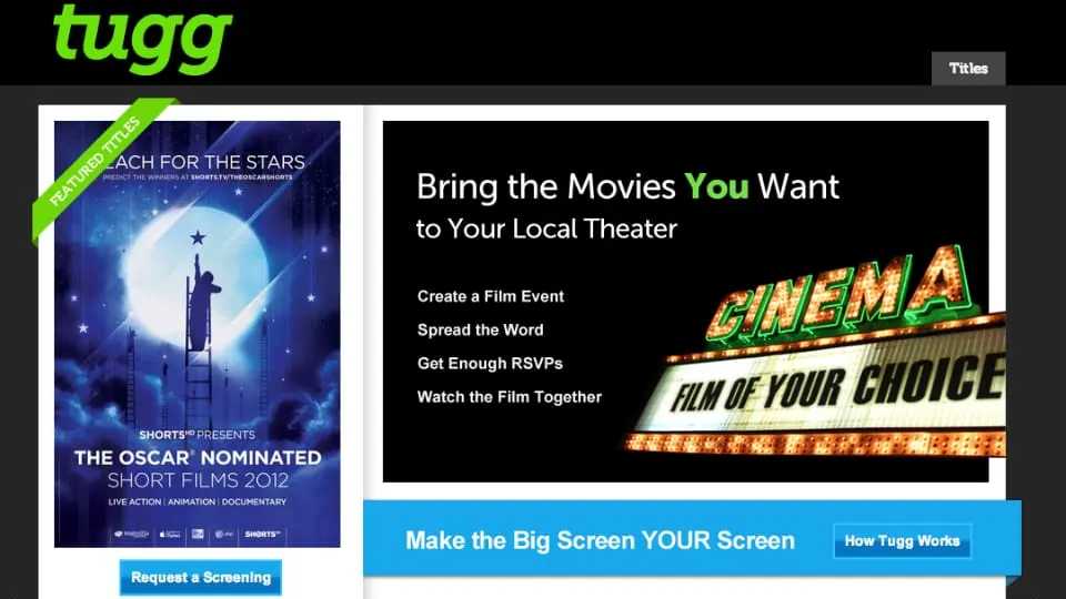 Tugg: o Kickstarter do cinema