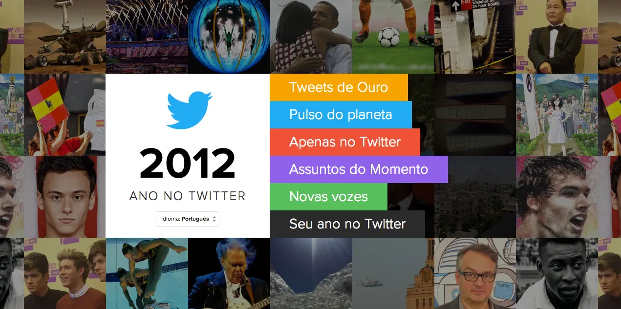 O ano de 2012 no Twitter