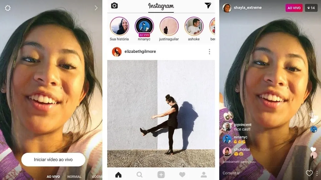 Instagram lança transmissão ao vivo direto nas Stories