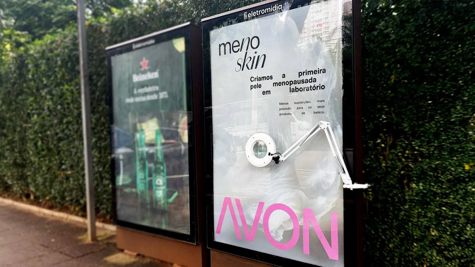 Avon imprime anúncio em pele criada em laboratório