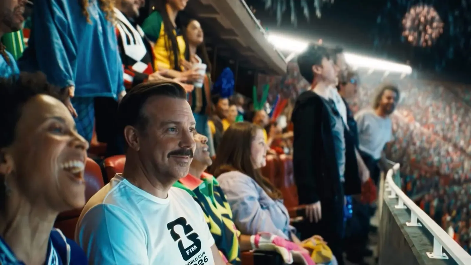 Visa lança campanha pra Copa 2026 com Jason Sudeikis quase-Ted Lasso, Haaland, Yamal e Pulisic