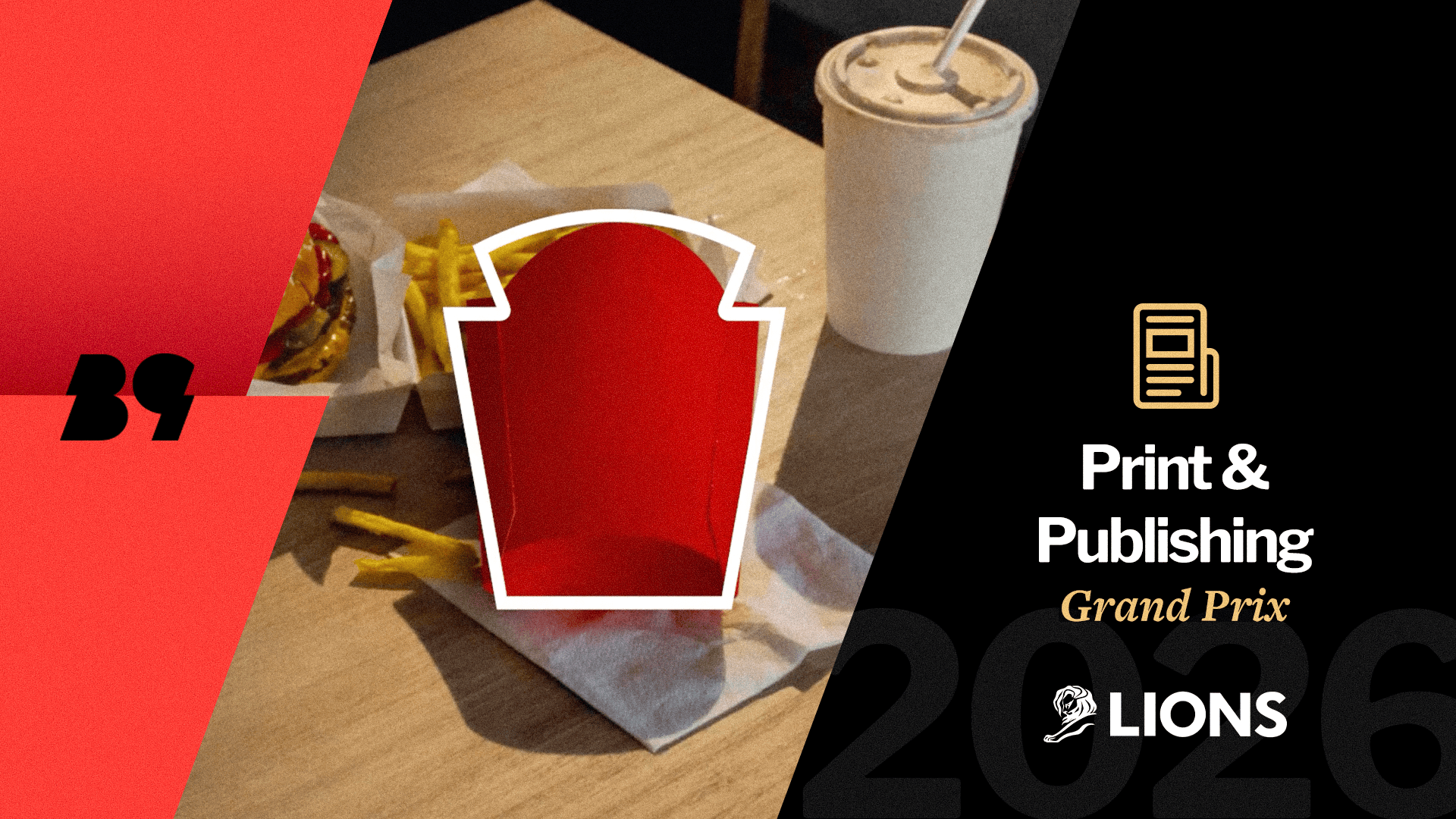 Heinz prova que todo box de batata frita tem o formato do seu logo e leva GP de Print em Cannes Lions 2026