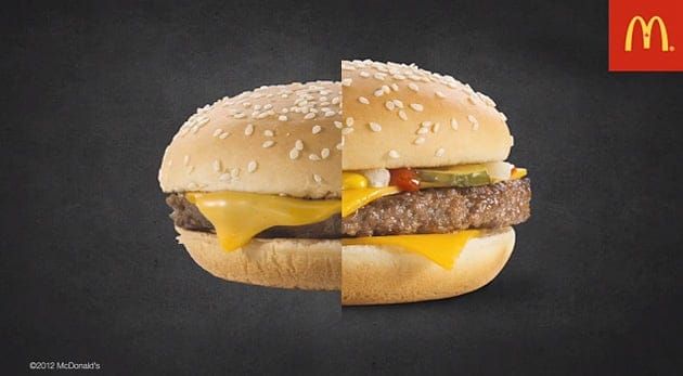 A verdade por trás das fotos apetitosas dos sanduíches do McDonald's