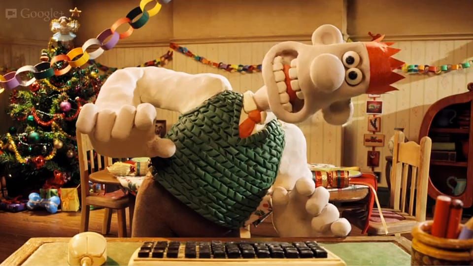 Google convoca Wallace & Gromit para promover Hangout no Natal