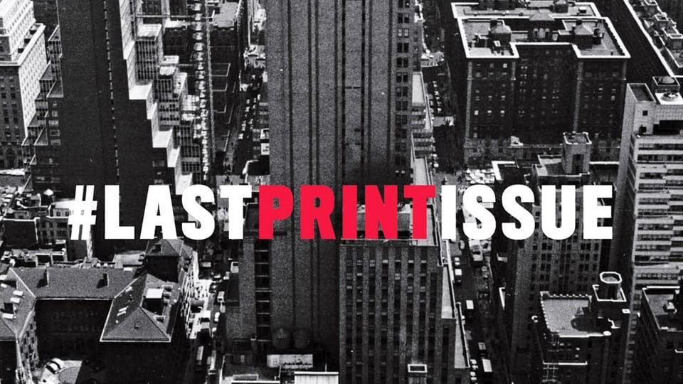 Newsweek lança sua última edição impressa