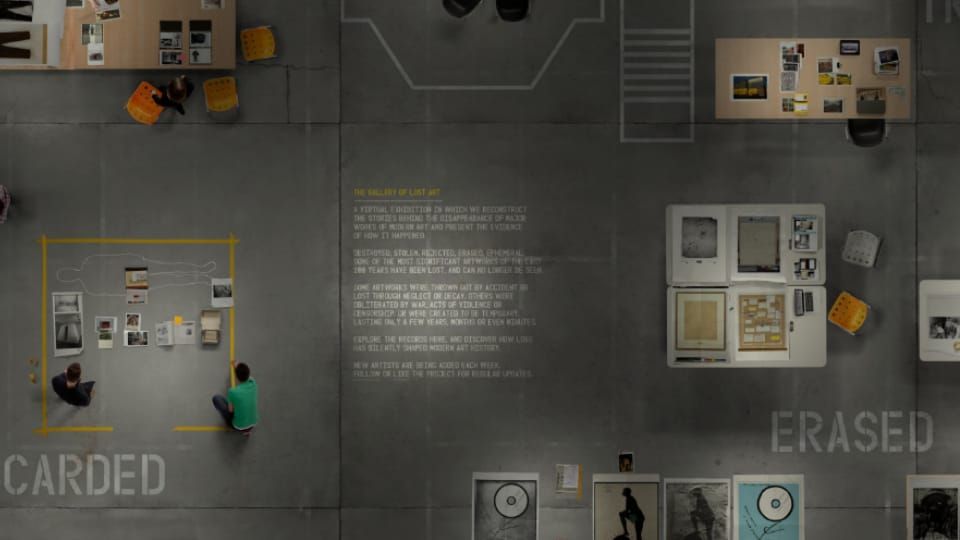 The Gallery of Lost Art, mostra virtual do Tate, traz de volta à vida obras em extinção