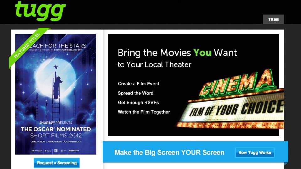 Tugg: o Kickstarter do cinema