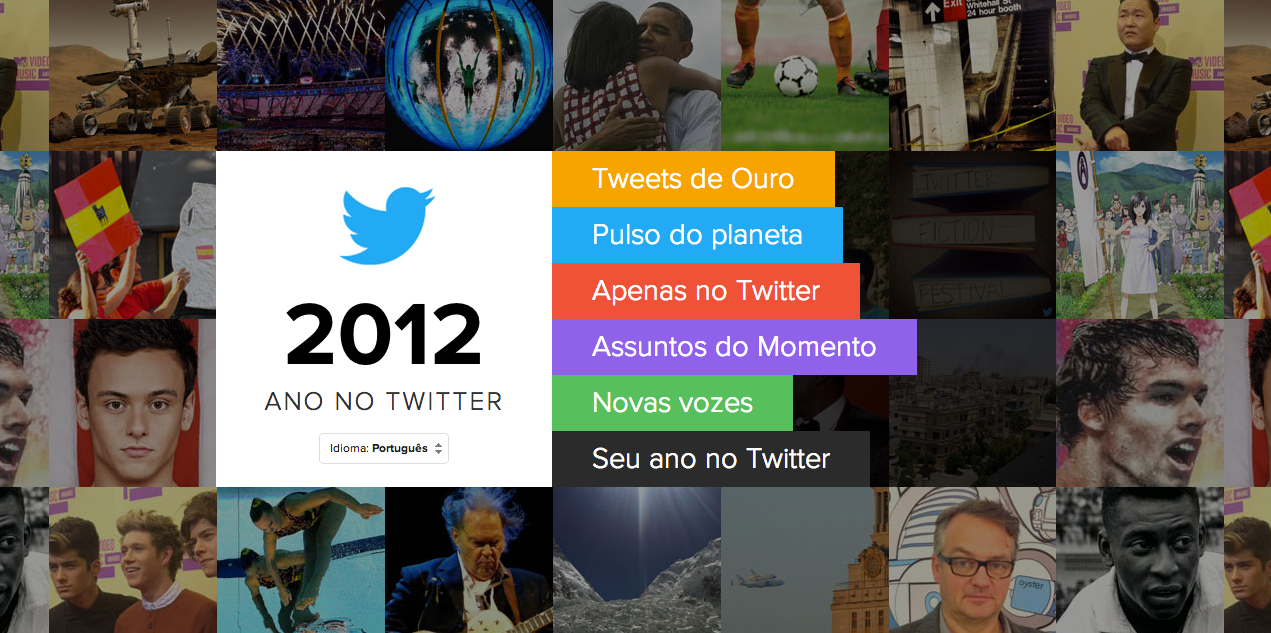 O ano de 2012 no Twitter