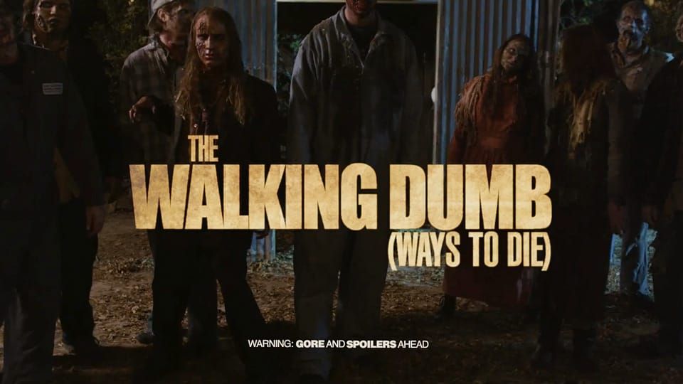 The Walking Dead + Dumb Ways to Die [Paródia]