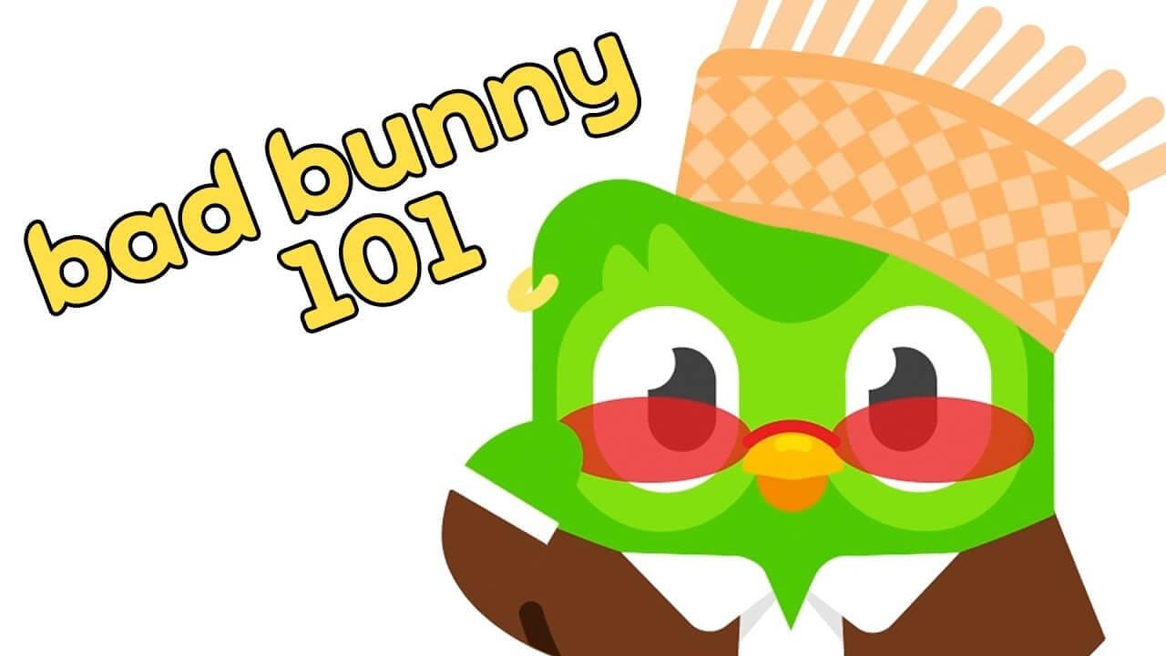 Duolingo quer te ensinar espanhol antes do show de Bad Bunny no Super Bowl