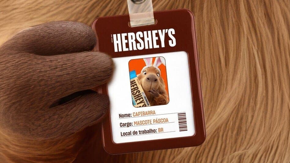 Hershey's demite o Coelho da Páscoa e contrata uma capivara