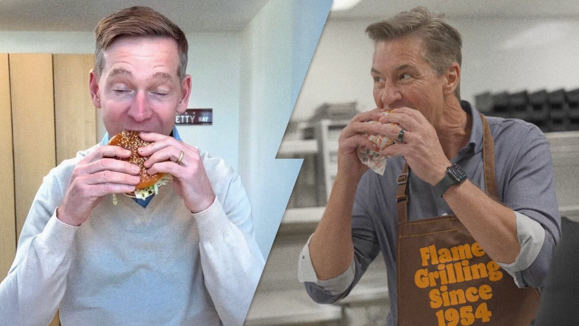 A mordida constrangida do CEO do McDonald’s virou guerra entre fast foods