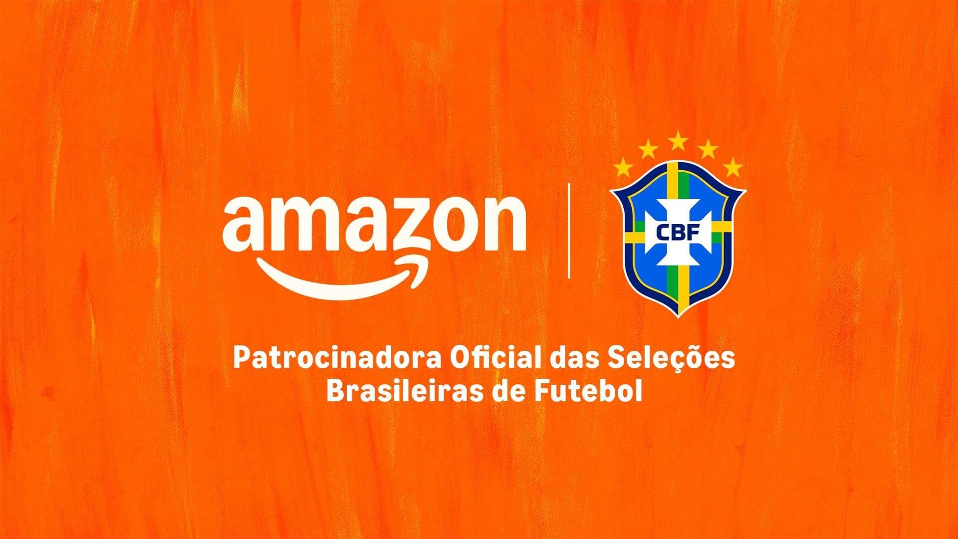 Amazon é a nova patrocinadora oficial das Seleções Brasileiras de futebol