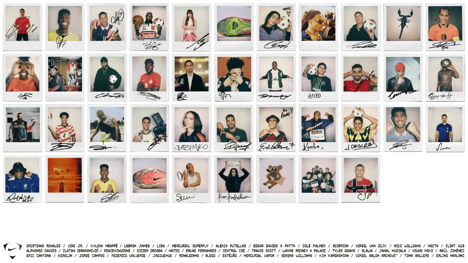 Nike troca o filmão de Copa por 12 semanas de ativações com 42 nomes de Cristiano Ronaldo a Kim Kardashian