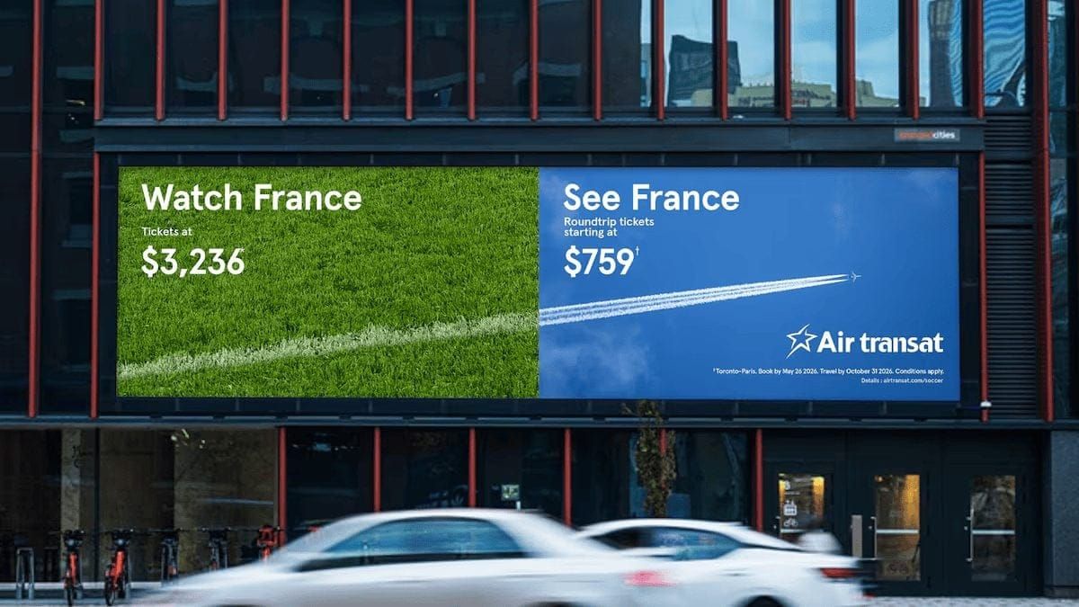 Air Transat compara ingresso de Copa com passagem aérea (e ir ao país custa quatro vezes menos)
