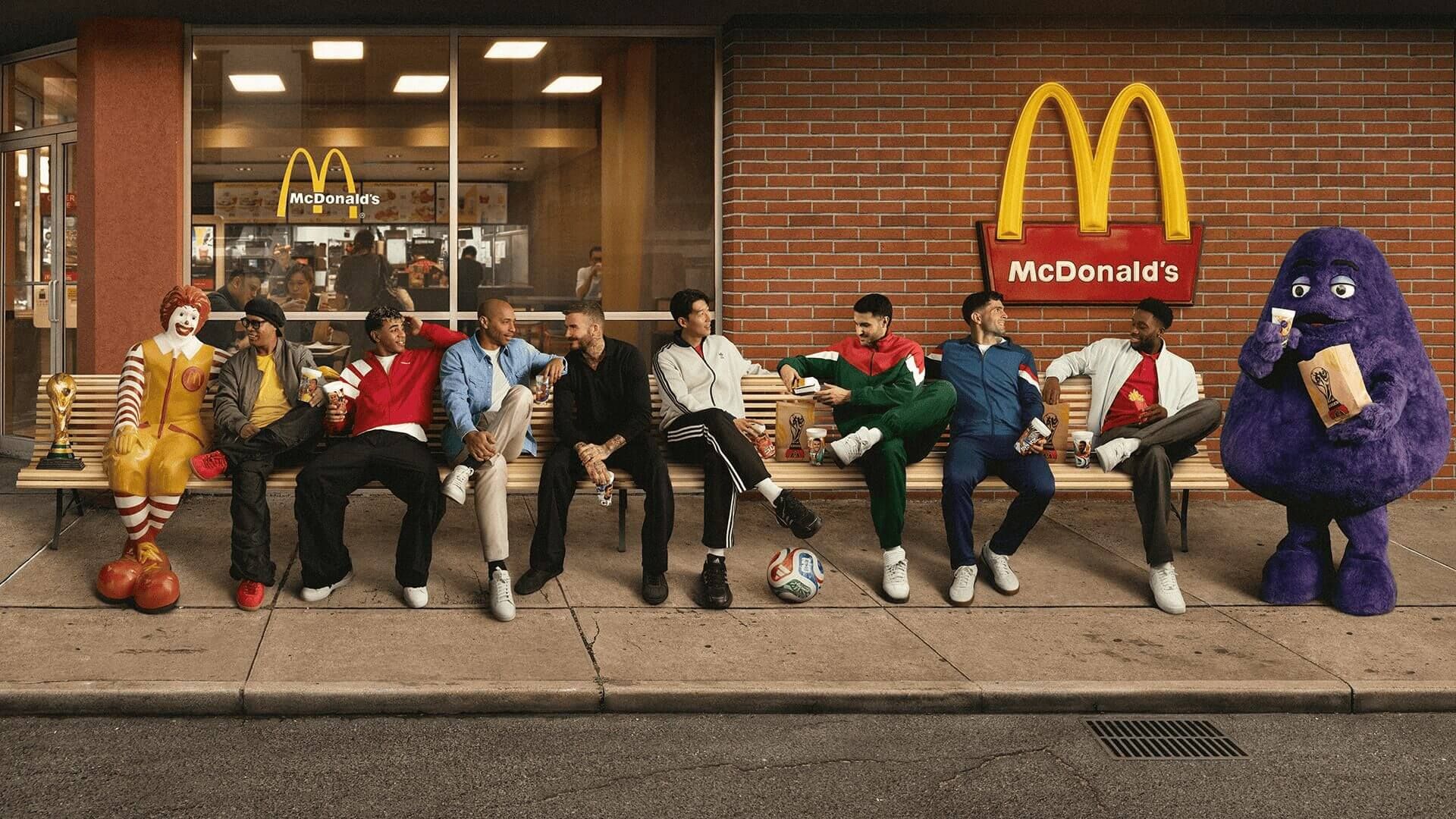 McDonald's lança campanha global pra Copa 2026 com Beckham, Ronaldinho e Yamal como fãs da marca