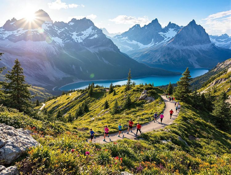 Le Chat: A trail run in a beautiful mountain setting