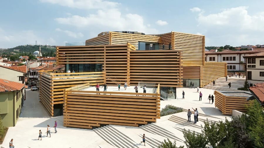 Foto do Centro Cultural Odunpazari, Turquia | Kengo Kuma