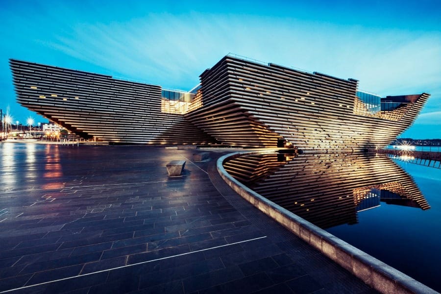 Foto do Museu de Arte Moderna V&A Dundee, Escócia