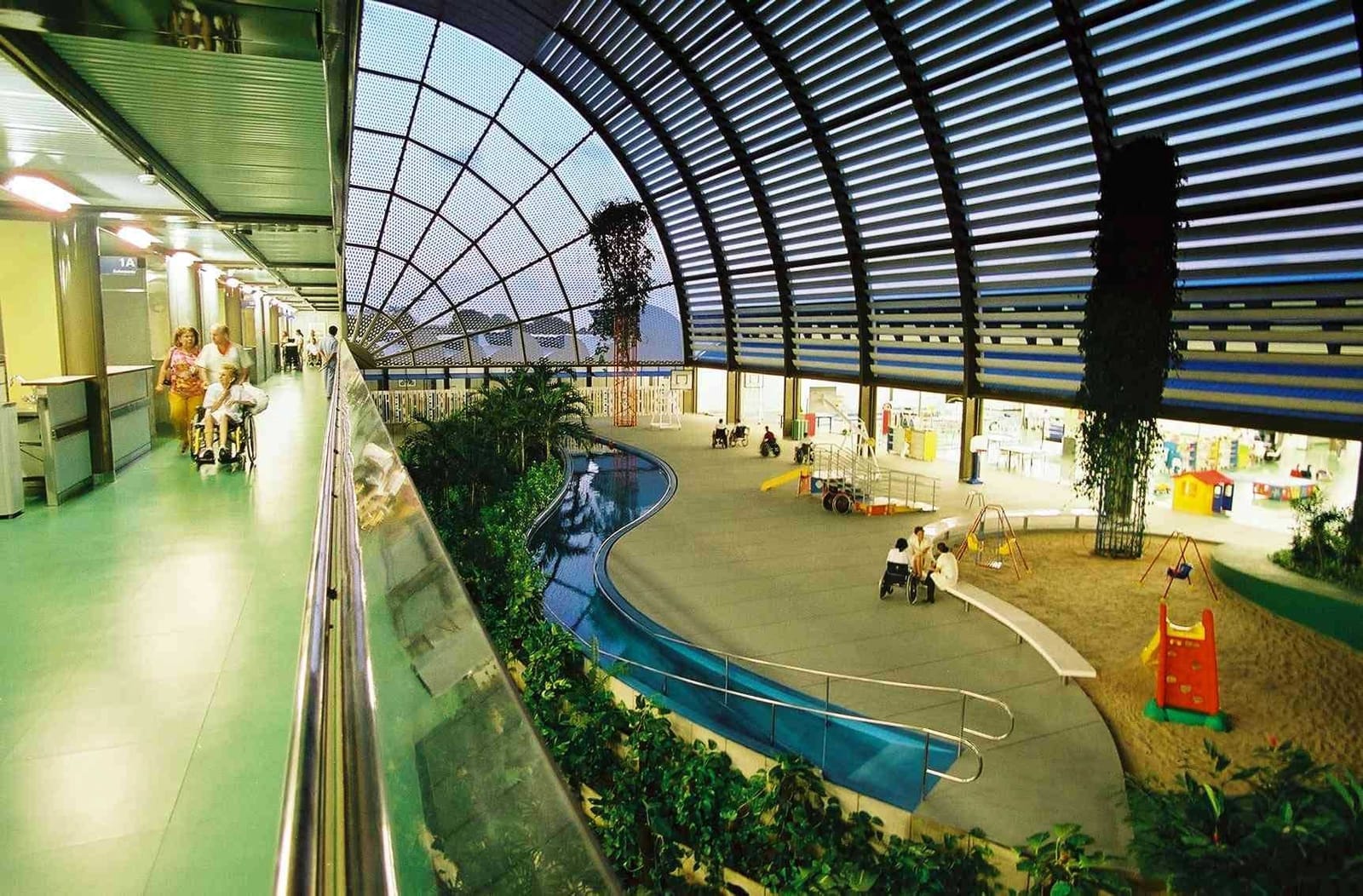 Hospital Sarah, Fortaleza, Brasil. Projeto de João Filgueiras Lima (Lelé).