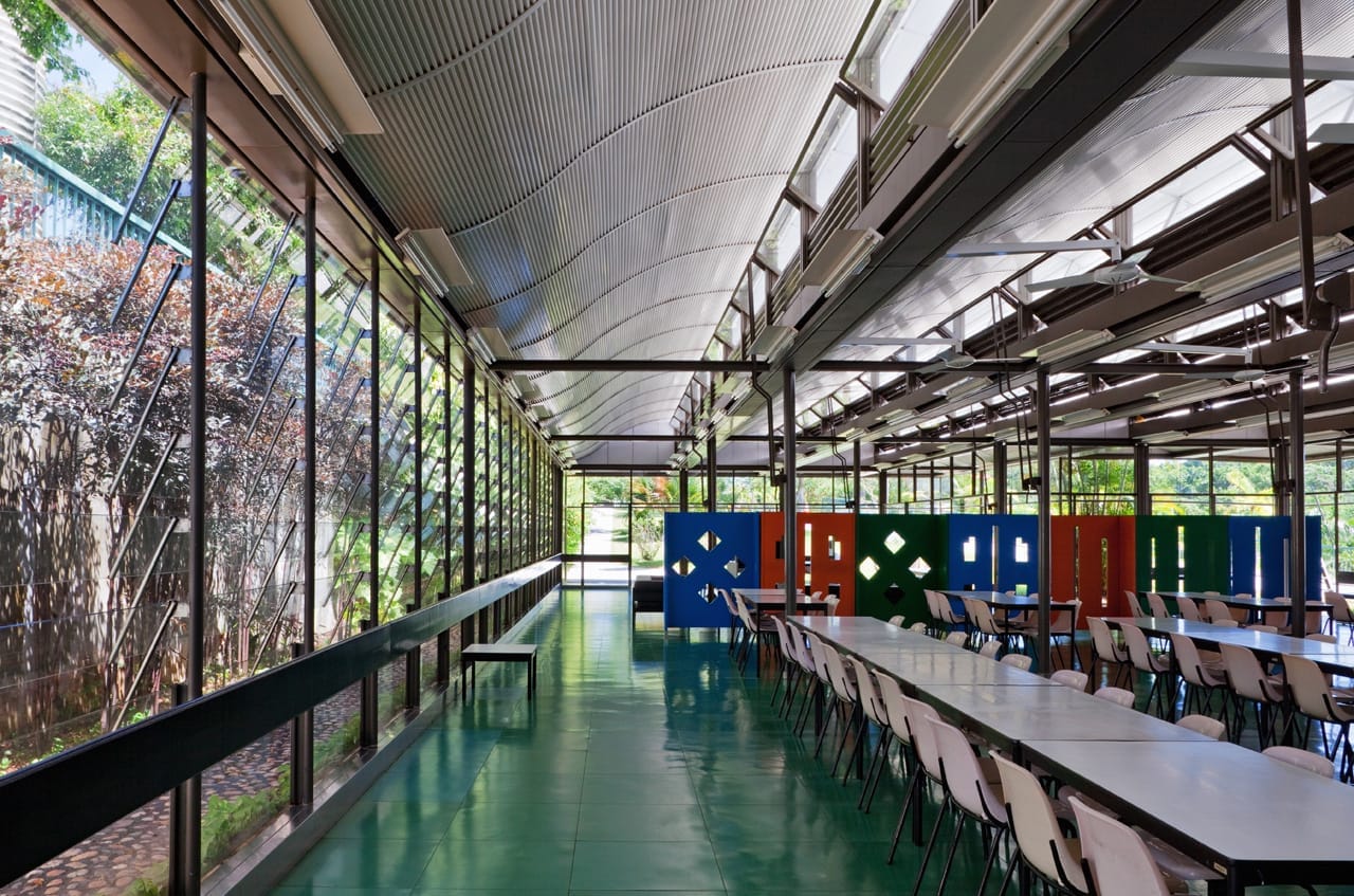 Hospital Sarah, Salvador, Brasil. Projeto de João Filgueiras Lima (Lelé).