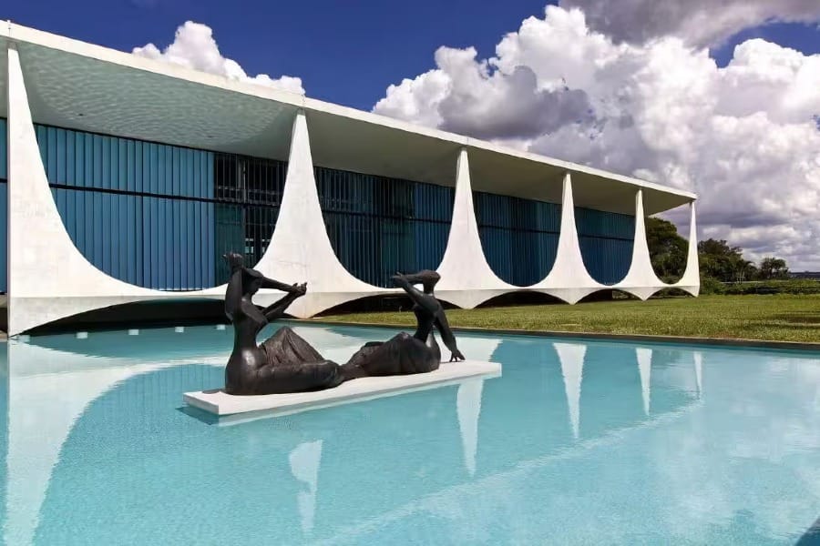 Foto do Palácio da Alvorada, Brasília | Oscar Niemeyer