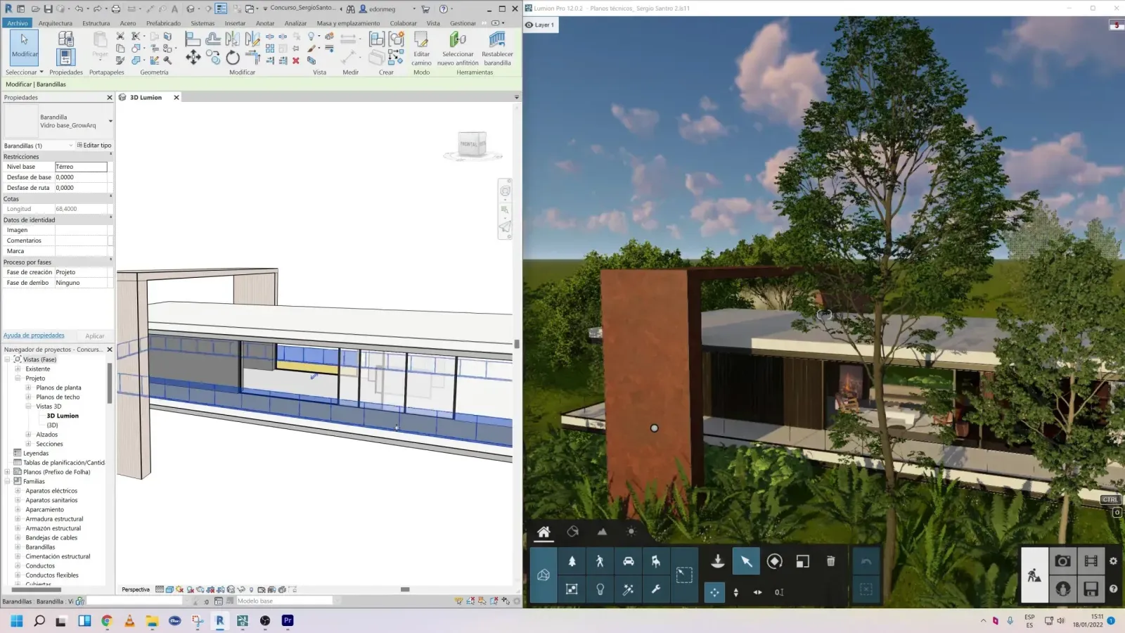 Renderização de Projetos Arquitetônicos | Render com Lumion a partir do Revit.