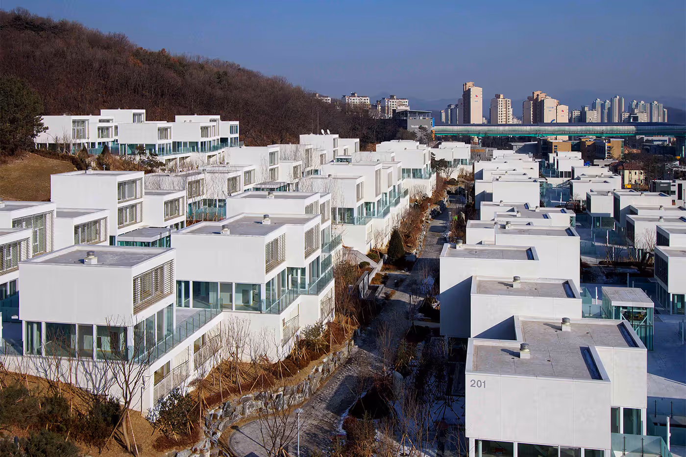 Pangyo Housing, projeto de Riken Yamamoto, Coreia do Sul (2010).