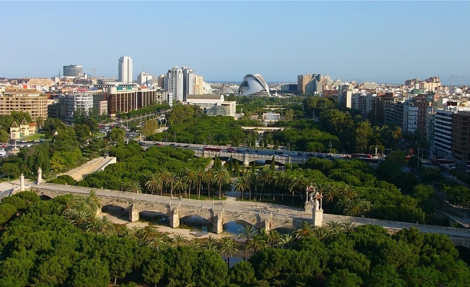 Parque Túria: do rio ao maior parque urbano da Espanha.