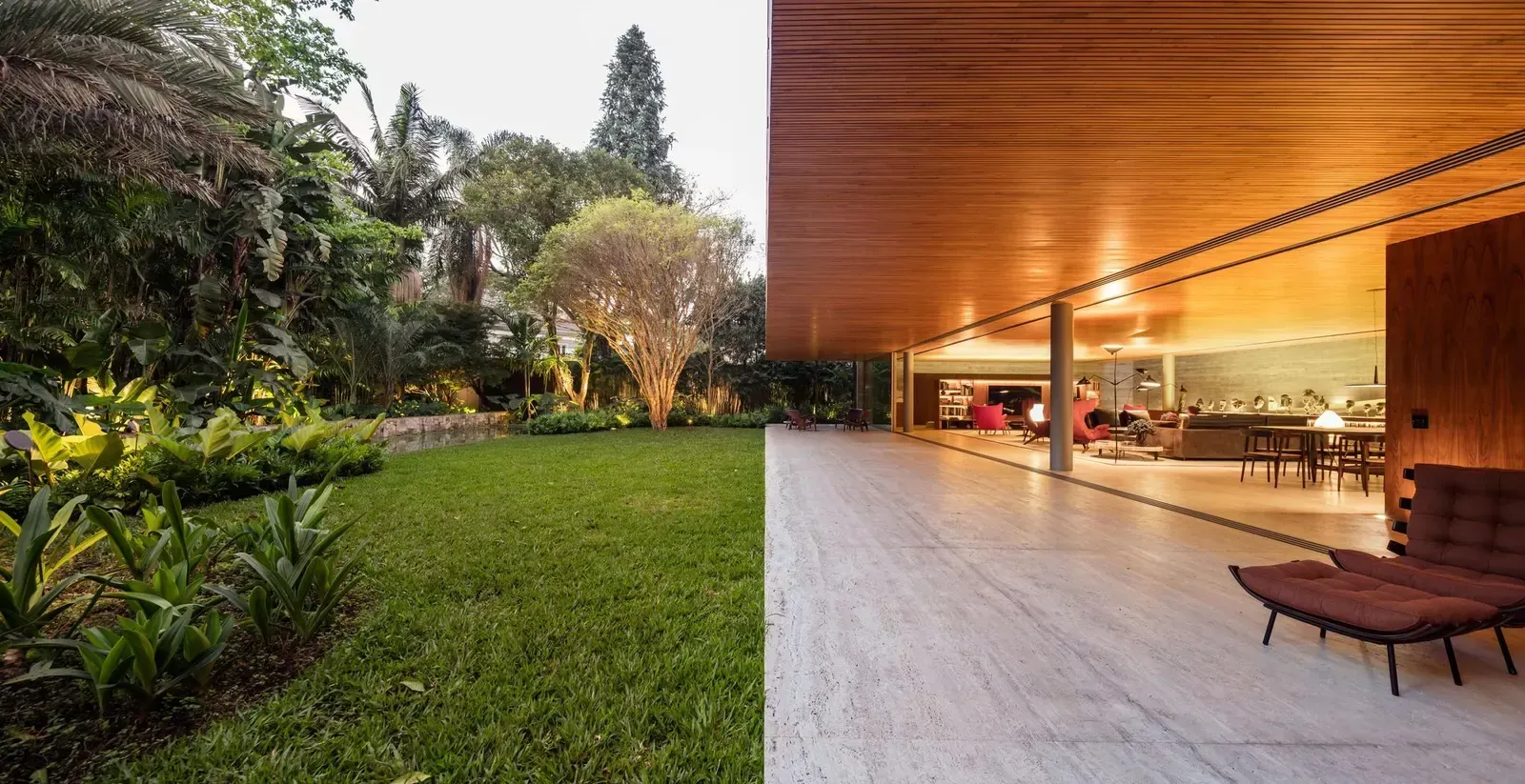 Casa com Integração com a natureza