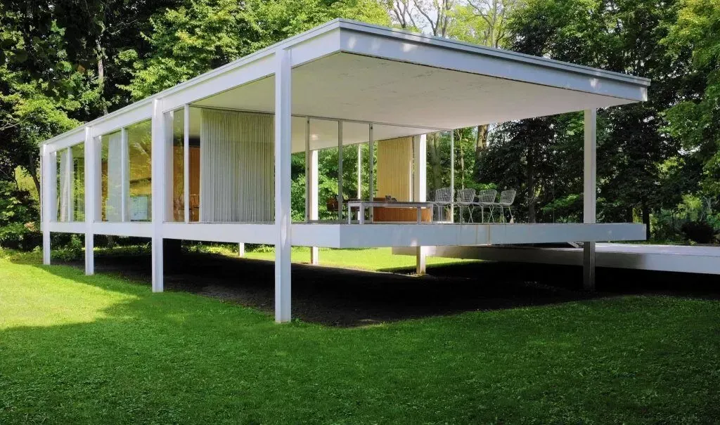 Casa Farnsworth do arquiteto Mies van der Rohe 