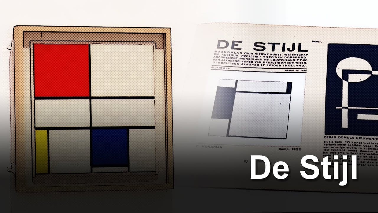 Arquitetura Minimalista inspirada por movimentos artísticos como De Stijl.