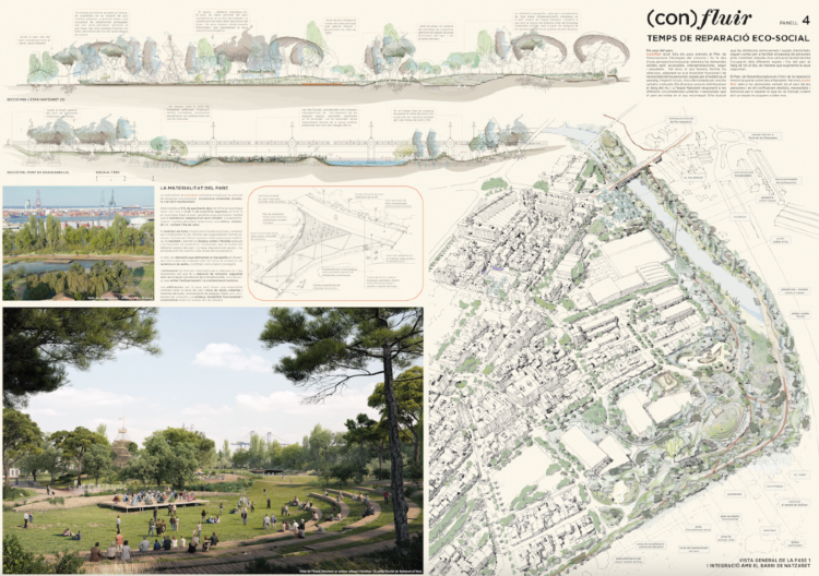 Projeto (Con)fluir para o novo Parque de Desembocadura de Valência.