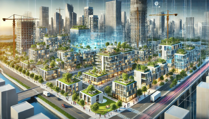 Ilustração do Impacto da Arquitetura no Mercado Contemporâneo