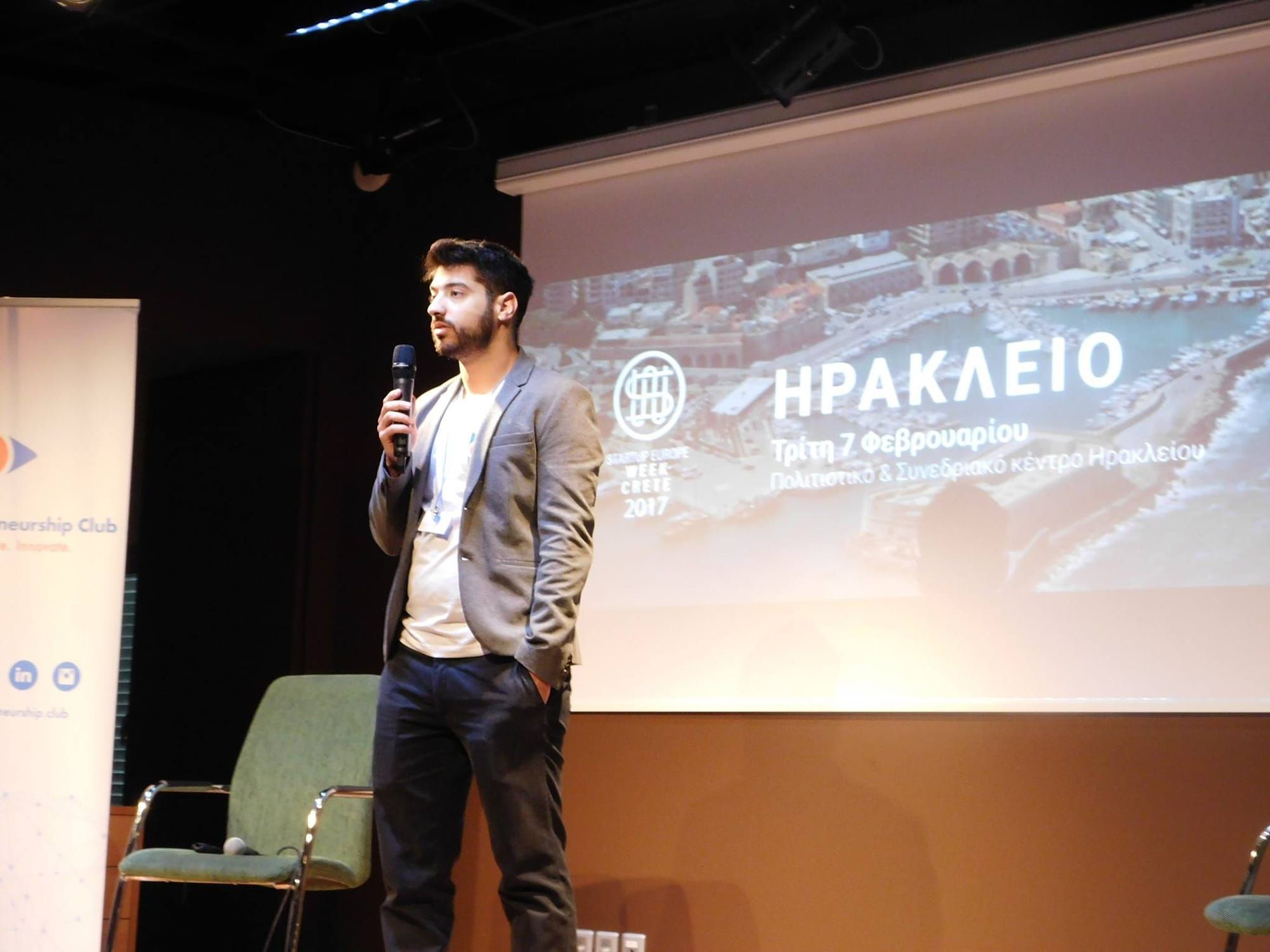 Thanos Paraschos, organizer of the Startup Greece Week