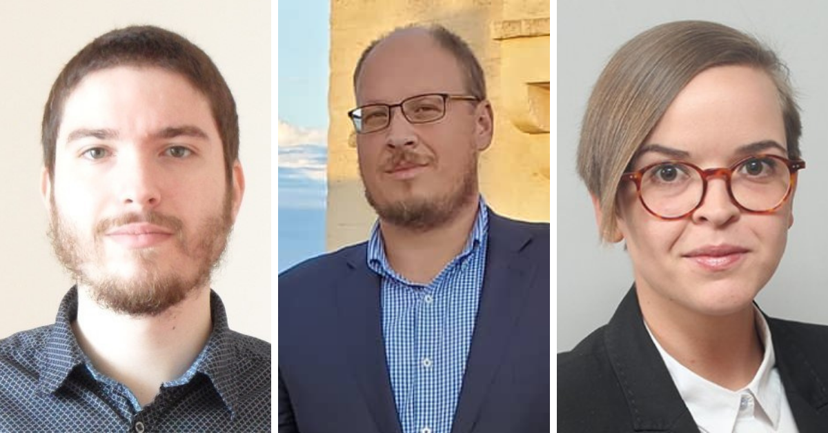 Pliant team - Vess Bakalov, Dimitar Blagoev and Nadia Terzieva