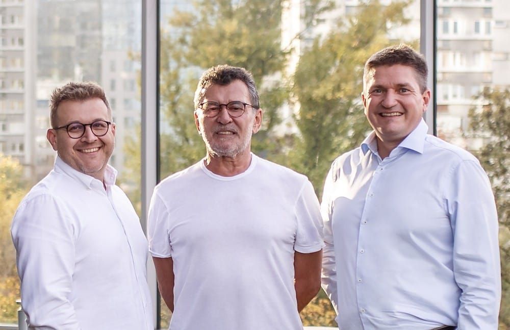 The founders of the OTB Ventures Growth Fund - Adam Niewinski, Marcin Hejka, and Grzegorz Jankilewicz