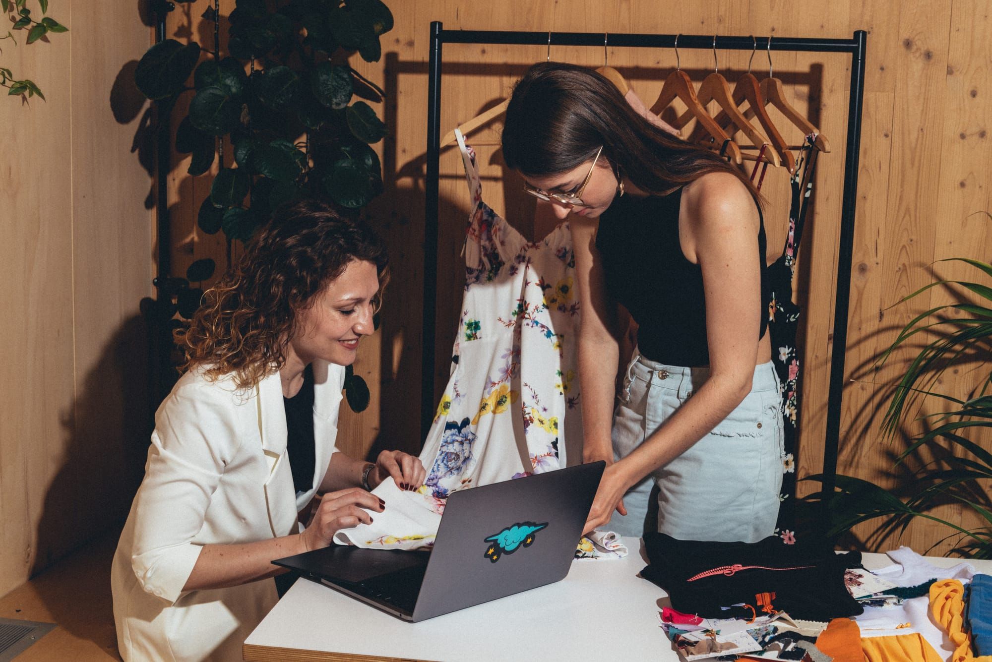 Sustainable Fashion startup founders Gergana Damyanova and Denitsa Damyanova