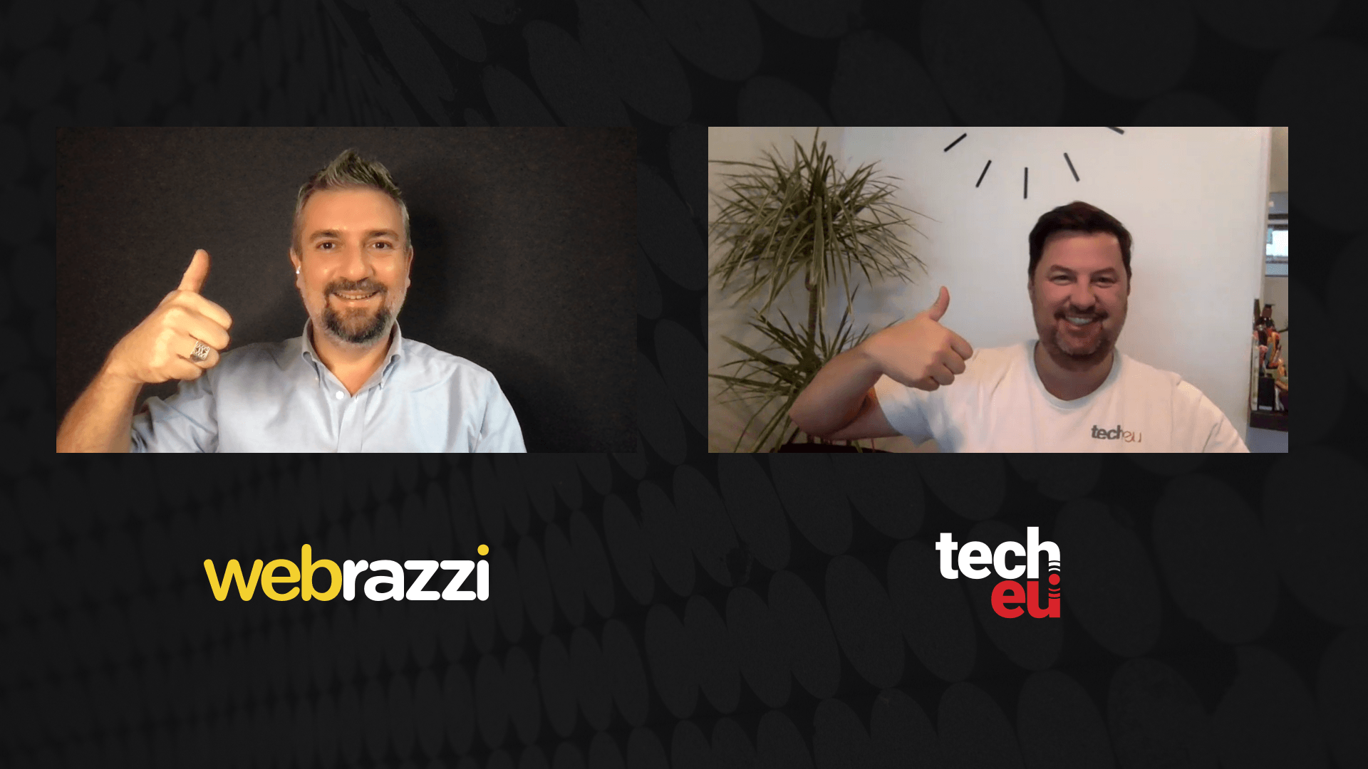 Arda Kutsal, founder of Webrazzi, and Robin Wauters, founder of Tech.eu