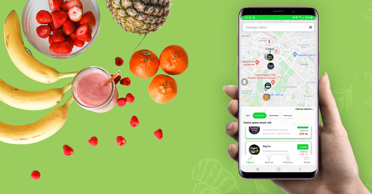 Food waste prevention app, FoodObox, Canva