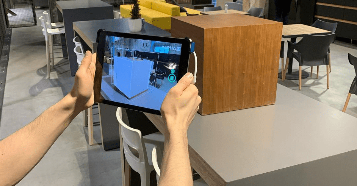 Alpha AR scanning, company Facebook page