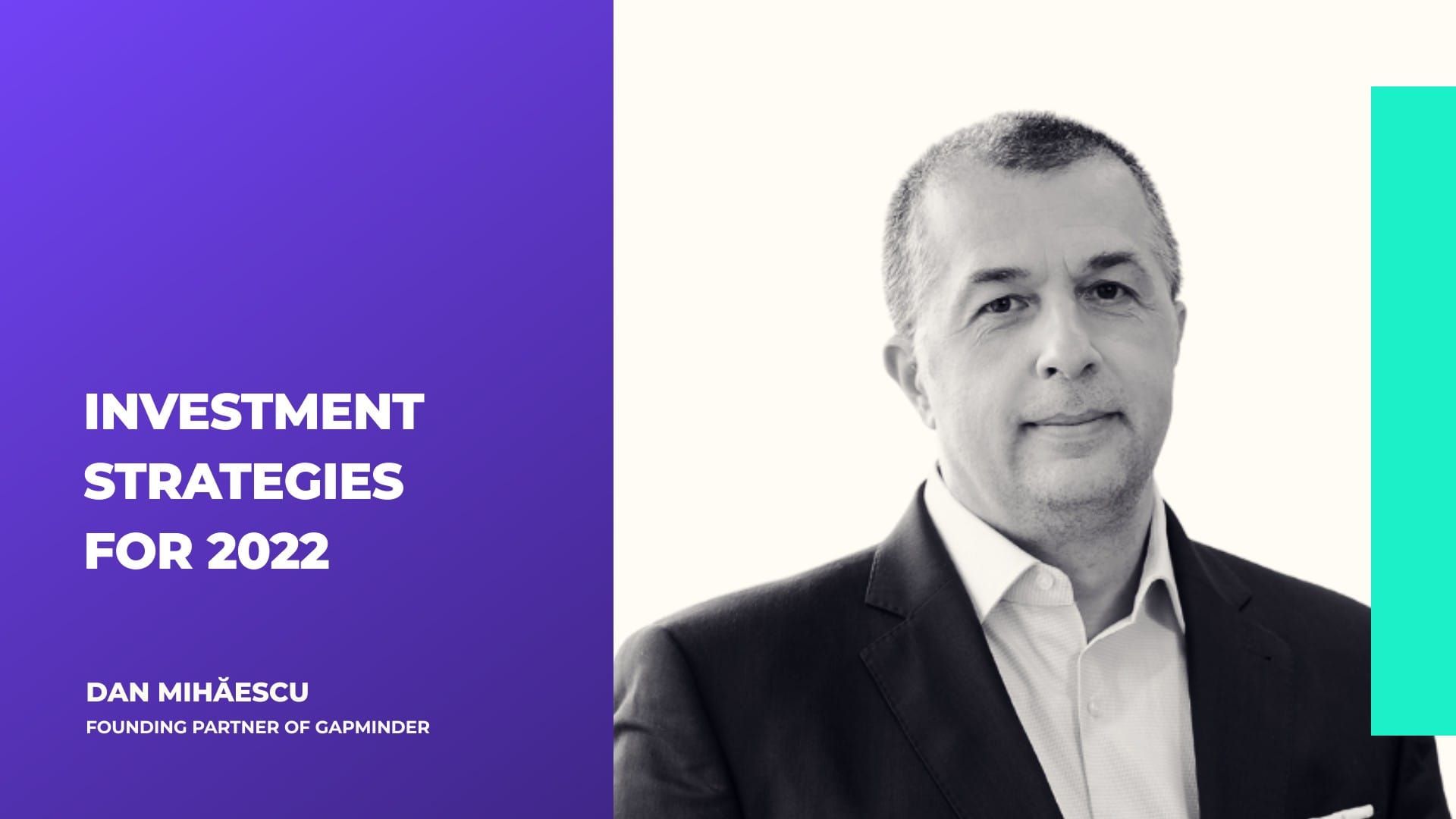 Dan Mihaescu GapMinder VC