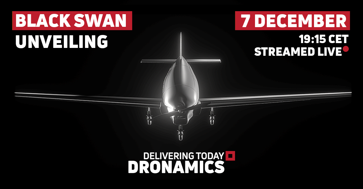 DRONAMICS to unveil the full-scale Black Swan UAV next week