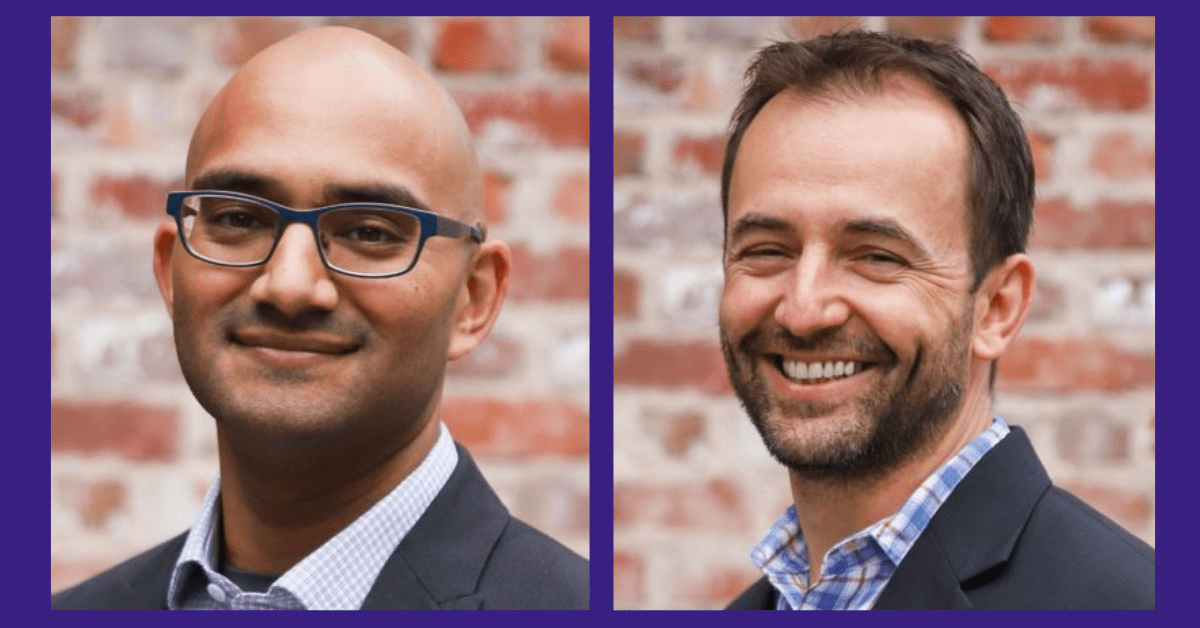 San Gunawardana (left) and Krassimir Piperkov (right) - co-founders of Enview