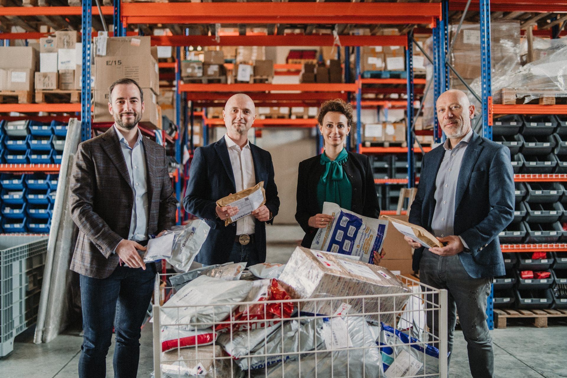 The team at eushipments and investors