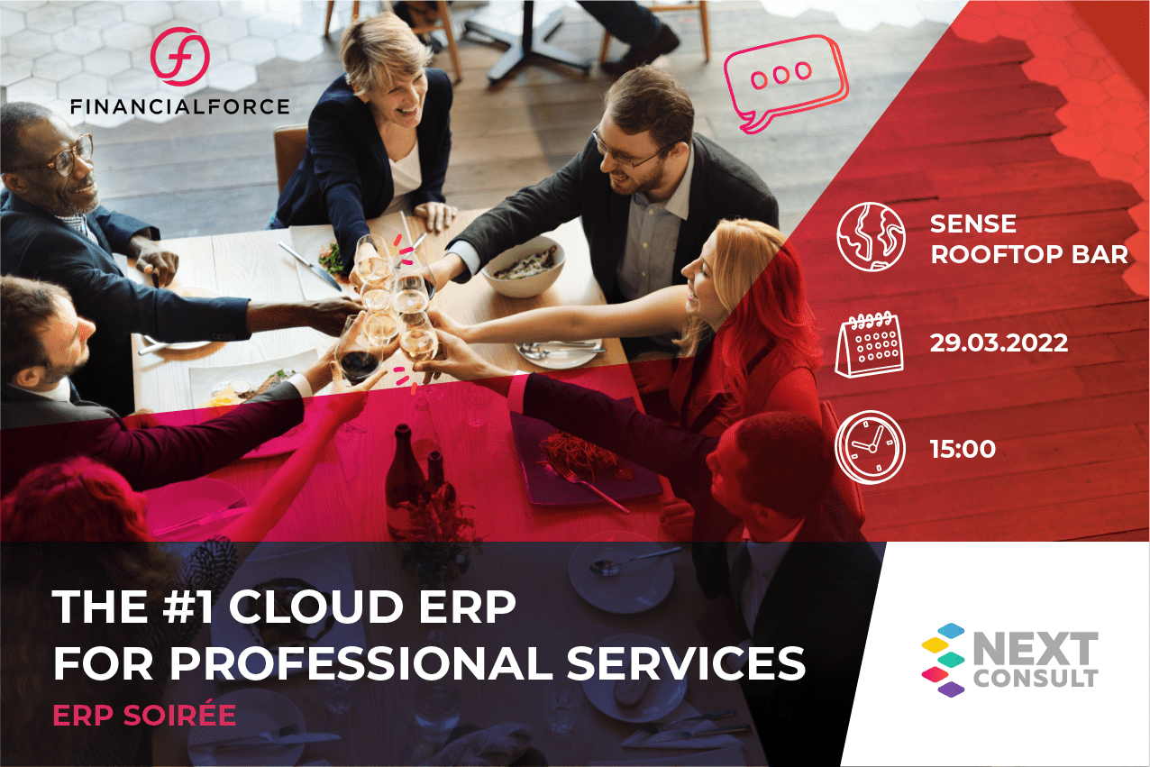Next Consult will present an innovative ERP solution for professional services at a special event