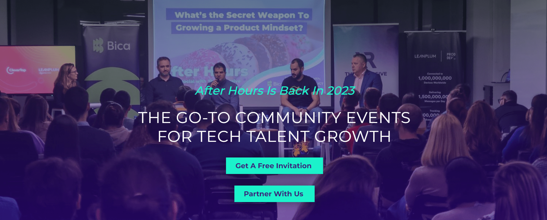Picture from AfterHours, Tech Talent Event in Sofia