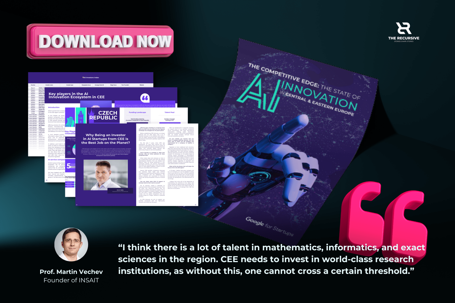 Cover image of The Recursive report on AI trends in CEE