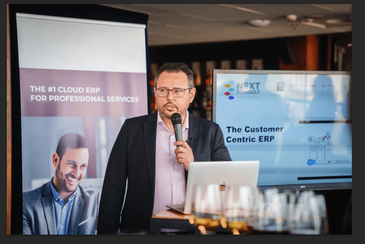 Ivo Dreshkov at a previous edition of the ERP presentation event